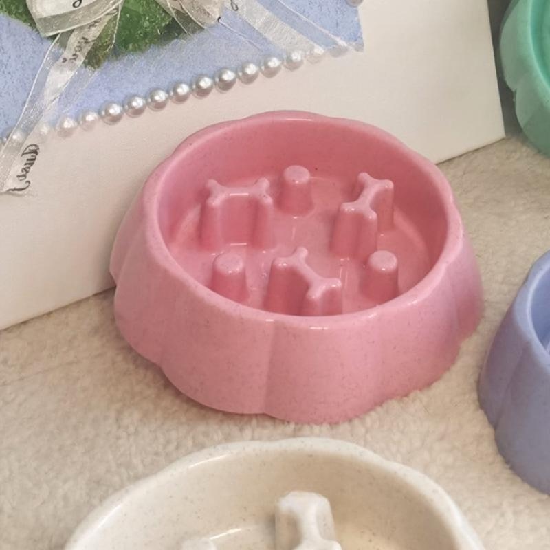 Novo Tigela para Cães Comerem Devagar Tigela Anti-engasgo para Cães Filhotes de Pequeno e Médio Porte Tigela para Ração Comer Devagar Tigela para Animais de Estimação Suprimentos para Animais de Estimação