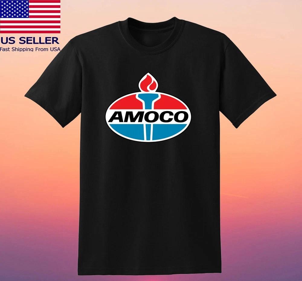 Amoco Standard Oil Company Men s Black Size S-5XL L