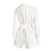 Retro Irregular Waist-Cinched Loose Shirt Dress – Niche European & American Design
