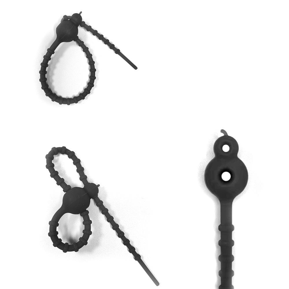 10PCS Silicone Cable Winder Multi-functional Cable Strap Organizer New Silicone Ribbon