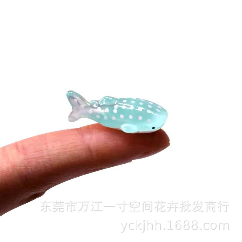 Spotted Shark Mediterranean Resin Figurine - Creative Decorative Micro Landscape Piece