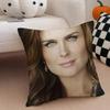 EEmily Cox Cushion Cover Throw Pillow Cover Hidden Button Durable Polyester Chair Cushion