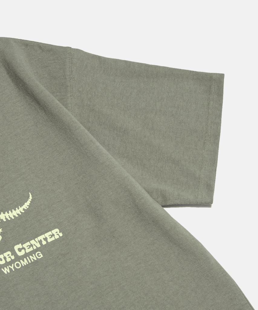 ESPIONAGE Cdc T-Rex Heavyweight Tee Stone