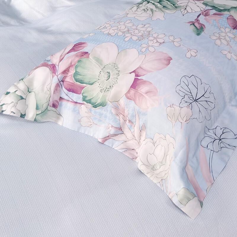 FUANNA Pure Cotton 'Clear Cloud Autumn Moon' 4-Piece Bedding Set