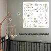 Baby Mobile Felt Flower Bed Bells Mobile Crib Jewelry Creative Pendant Toy Felt Wind Chimes Nursery Decorations Gift