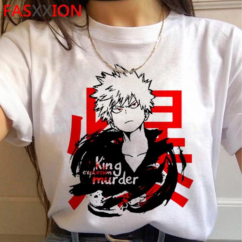 My Hero Academia Bakugou Todoroki Boku No Hero Bnha T-shirt T Shirt feUnisex Tumblr Aesthetic Clothes Harajuku Kawaii