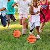 10Pcs/lot 10cm Inflatable Basketball PVC Mini Orange Basketballs Small Basketballs Summer Beach Basketball for Parent-Child Game