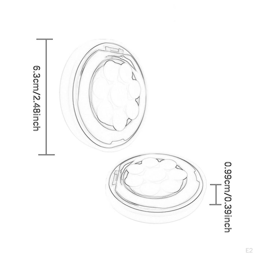 Suction Cup Phone Mount Ring Holder High Performance Stand for Desk Silicone Grip