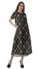 Moomaya Printed Sun Dresses Women Short Sleeve Cotton Flex Party Dress