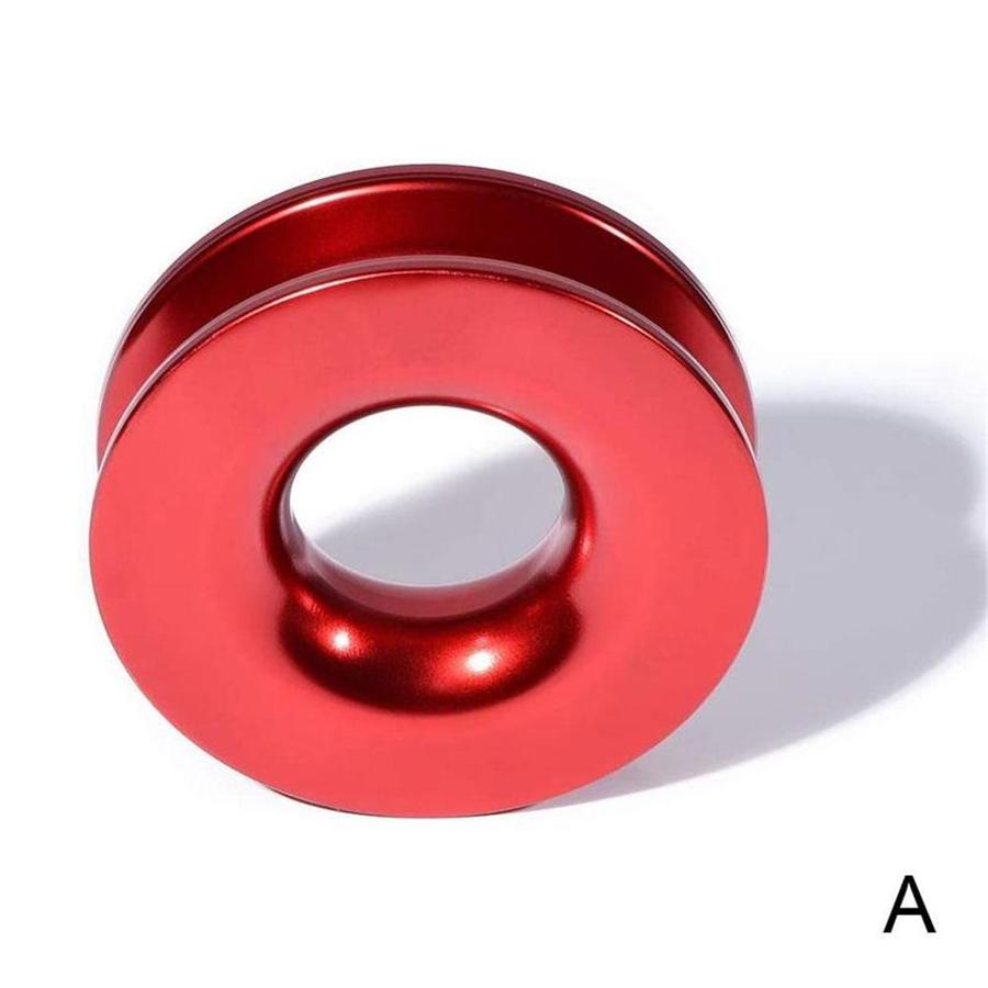 Winch Snatch Recovery Ring 41000 Lbs Fits For Soft Shackle ATV UTV Rcovery Red