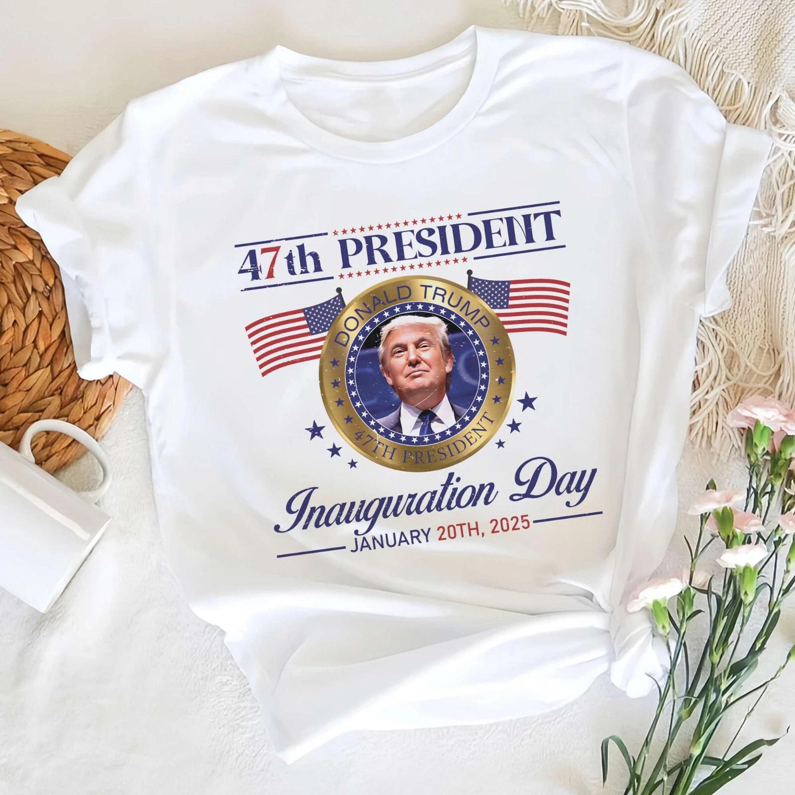 Donald Trump Inauguration Day 2025 Shirt, 47th US President Inauguration Sweater XL