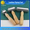 Holzgriff Lederroller: Handdruckpräger und Glätter für DIY-Lederprojekte