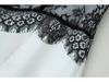 Europäisches & Amerikanisches V-Ausschnitt Schlankes Spitzen-Patchwork-Kleid, Stil 2026