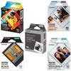 Fujifilm Square Instant Film Variety Pack – Rainbow, Sunset, Monochrome, Black, White, Marble – 5 Styles, 10 Sheets Each – Compatible with Instax Squa