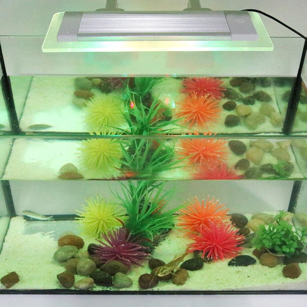 RGBW LED Touch Control Aquarium Light SMD2835 Ultra Thin Total Power 5W for Tank