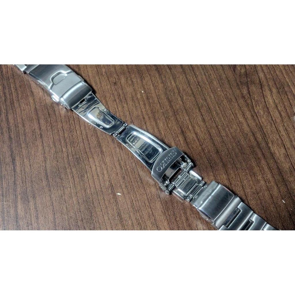 Used SEIKO Genuine Stainless Steel Watch Strap Bracelet Silver Flight Master SNA411P1/413P1