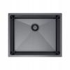 Single Bowl Sink Nayes 54x44 Steel Black Pvd