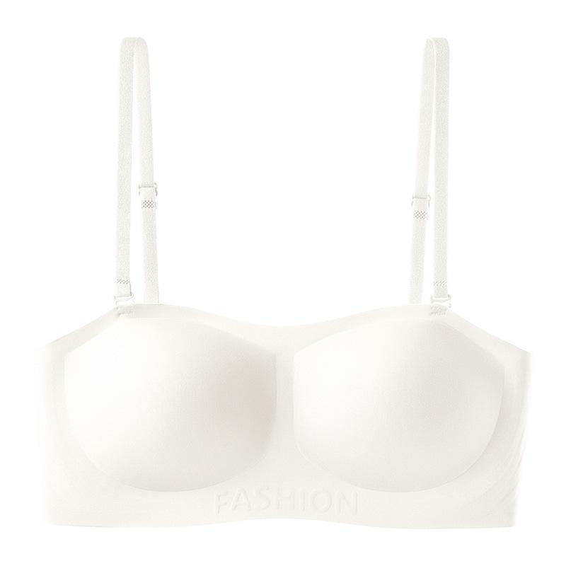 Liquid foundation, strapless underwear, women's small breasts gather, non-slip, invisible seamless tube top, bra cover bra