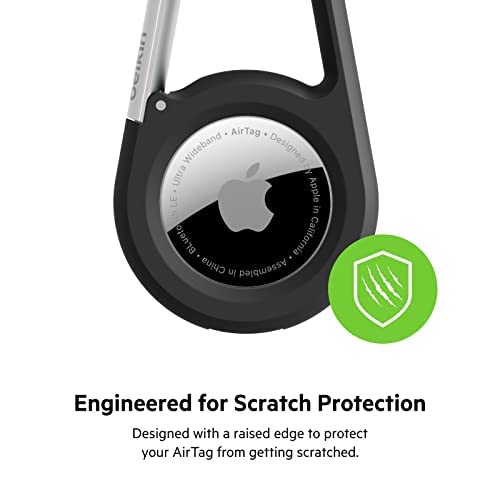 Belkin AirTag Case Keychain Carabiner Harness Black MSC008btBK