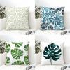Art Leaf Modern Style Pillow Case Linen Cushion Covers For Decorative Sofa Home Pillows Case Car Chair Pillows Cases