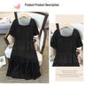 Women's Plus Size Slimming Loose Short Sleeve Long Dress