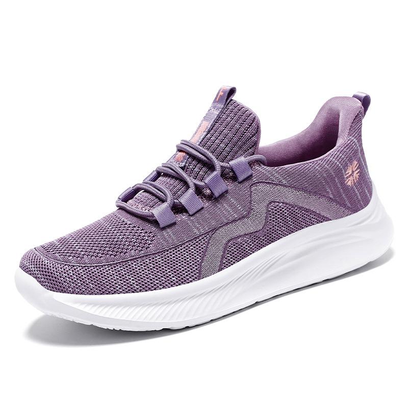 Shoes women's spring new fly-woven women's shoes casual versatile and comfortable mother shoes breathable sports women's casual shoes