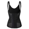 Women's Plus Size 6-Row Hook Abdomen Control Corset Top for Strong Upper Body Slimming