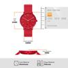 AAREN KULOR 41mm Poppy Red Silicone Watch