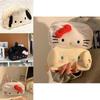 Plush Hello Kitty Pochacco Pen Case With Large Capacity For Students And Office Use