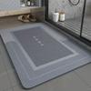 Bathroom Diatom Mud Mat Simple Bathroom Quick Drying Absorbent Foot Mat Bathroom Dirty Easy To Take Care of Non-slip Mat