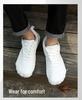 Breite Zehen Barfuß Flyknit Schuhe: Atmungsaktives, rutschfestes Freizeit-, Sport- und Wanderschuhwerk.