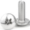 304 Stainless Steel Phillips Pan Head and Mushroom Head Machine Screws and Bolts