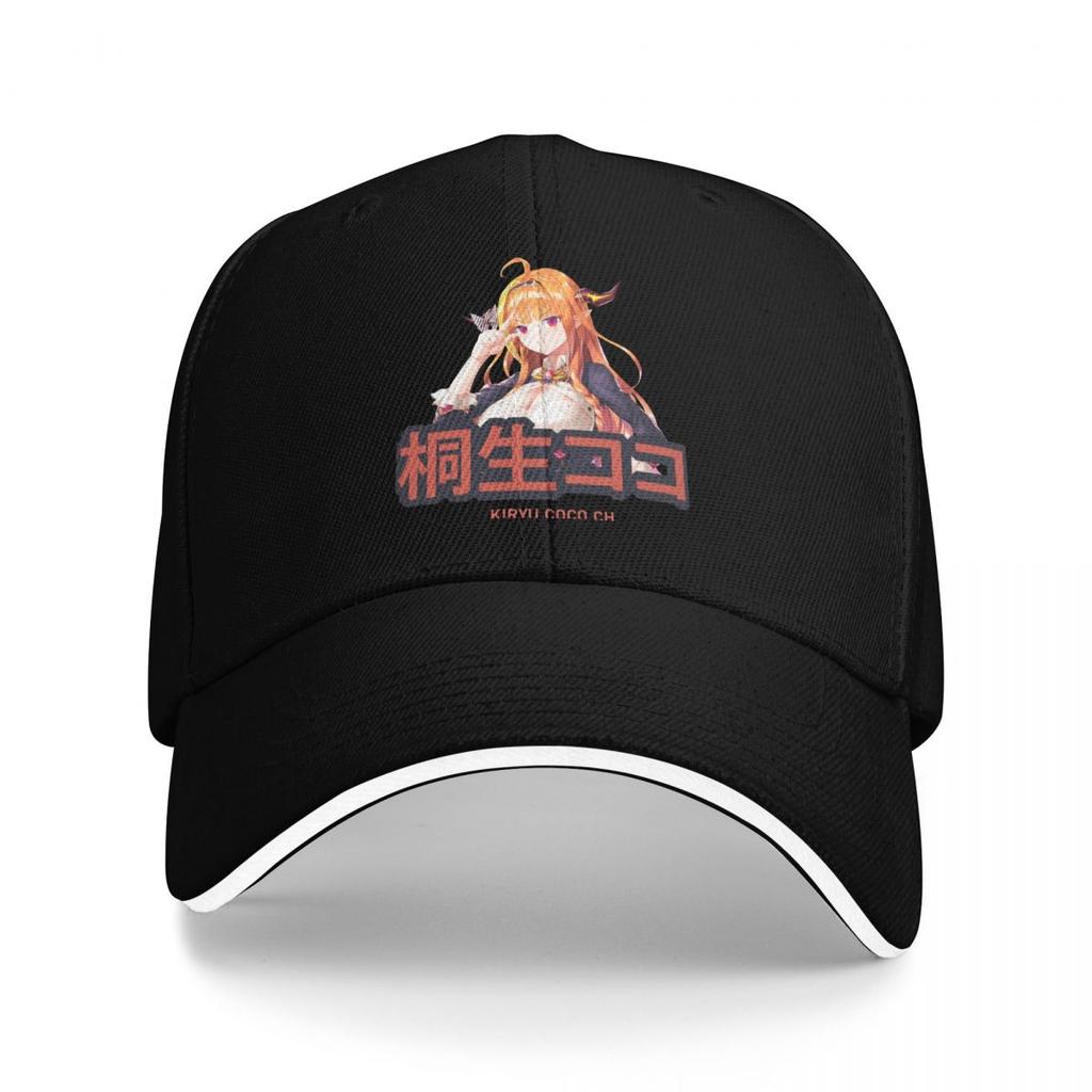 Baseball Caps Hololive Kiryu Coco Idol Showdown Customized Unisex Outdoor Summer Hats