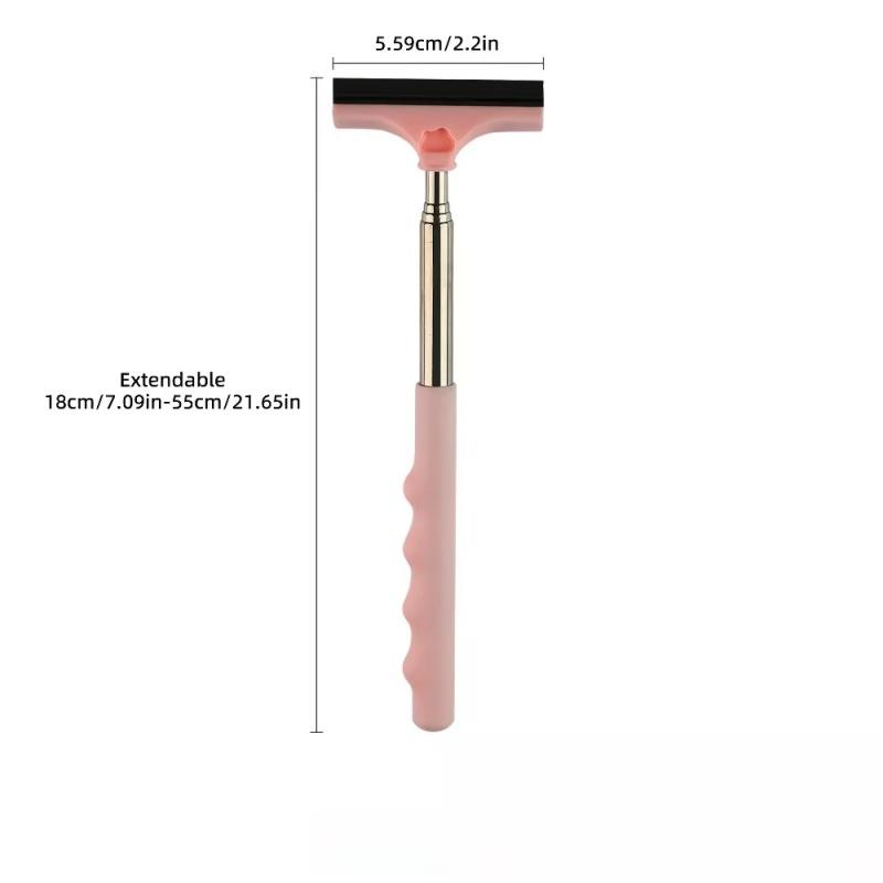 Car Window Squeegee Telescopic Car Windshield Wipers Car Rearview Mirror Water Cleaning Wands Mini Car Cleaning Tools