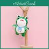 Cute Frog Plush Toy Keychain With Soft Pp Cotton For Kids Bag Accessories