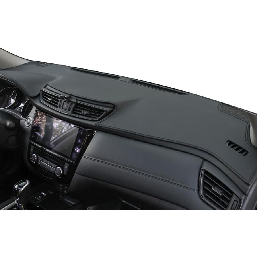 

Накладка на панель приборов, совместимая с Nissan Rogue 2014 2015 2016 2017 2018 2019 2020, Кожаный солнцезащитный коврик для панели приборов, Кожаный коврик на панель приборов(Без HUD)