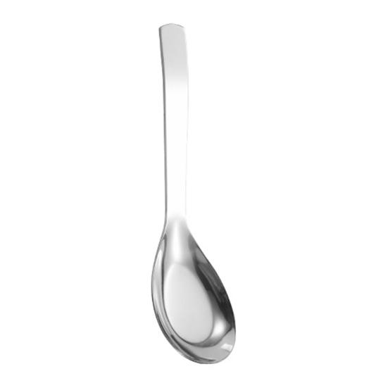 

Stainless Steel Soup Spoon with Deep Head Mirror Polished Dessert Eating Spoon Heavy-Duty Tableware for Home Restaurant S