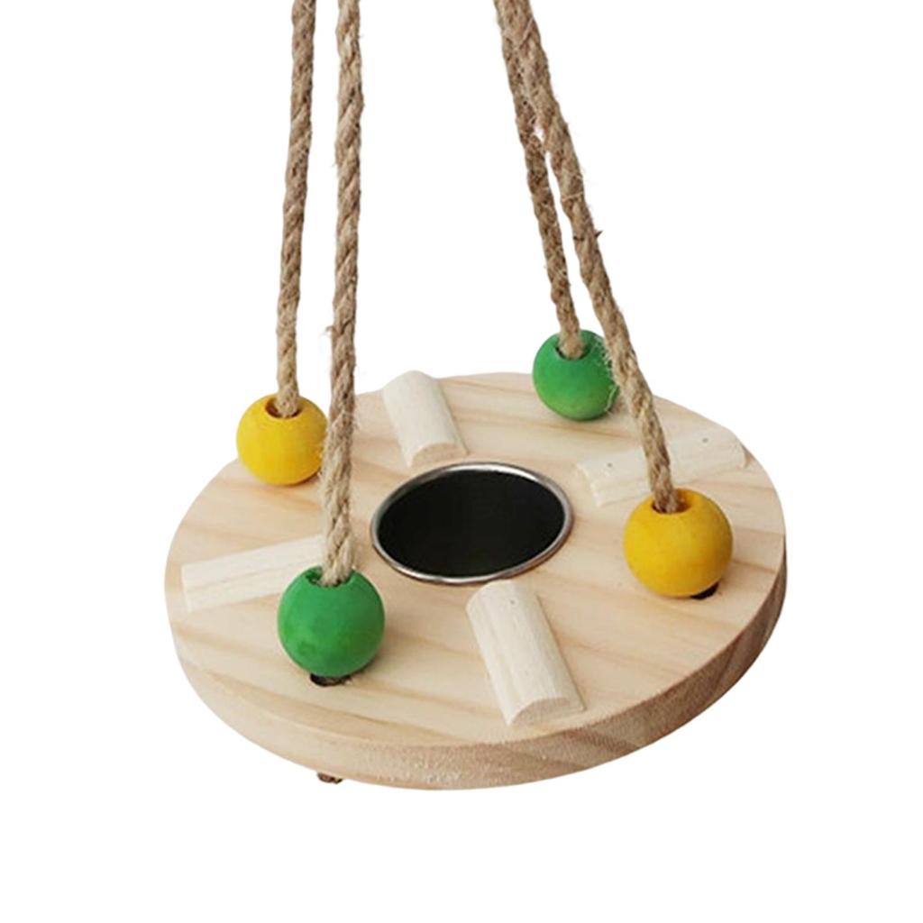Bird Chewing Swing Toy Exercise Pet Supplies Claws Wooden Standing Toys, Parrot Toys for