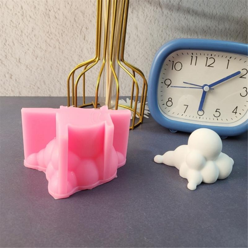 Clouds Mass Statue Silicone Candle Molds for Epoxy Resin Making Candle Soap Fondant Chocolate Candy Cement Clay Molds