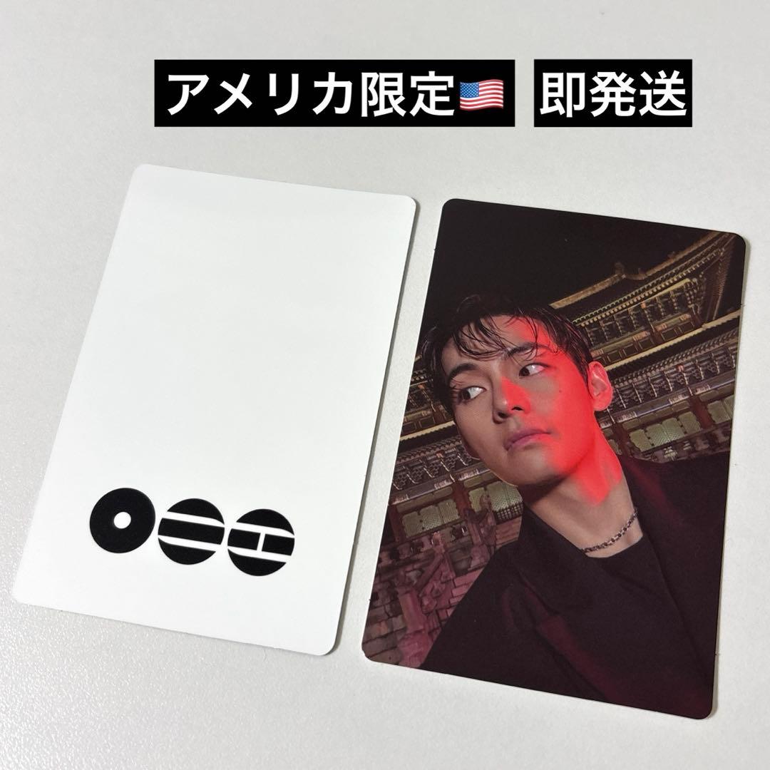 [USED] Immediate shipping. V (Taehyung) photocard, BTS Arirang, US limited edition.
