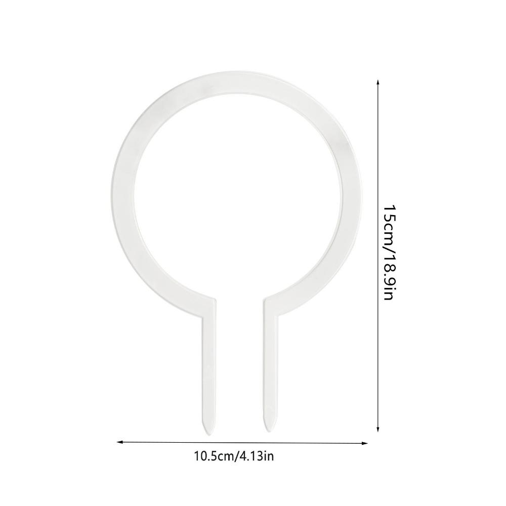 

1pcs New Transparent Plant Trellis Plastic Round Plant Support Frame Plant Accessoriess Decoration