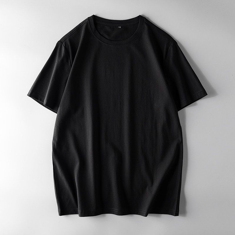 First-Line Big Brand Cut Label T-Shirt Men's Short Sleeve Tail Single Pure Cotton round Neck Export Export Original Single Half Sleeve Tops T-shirt