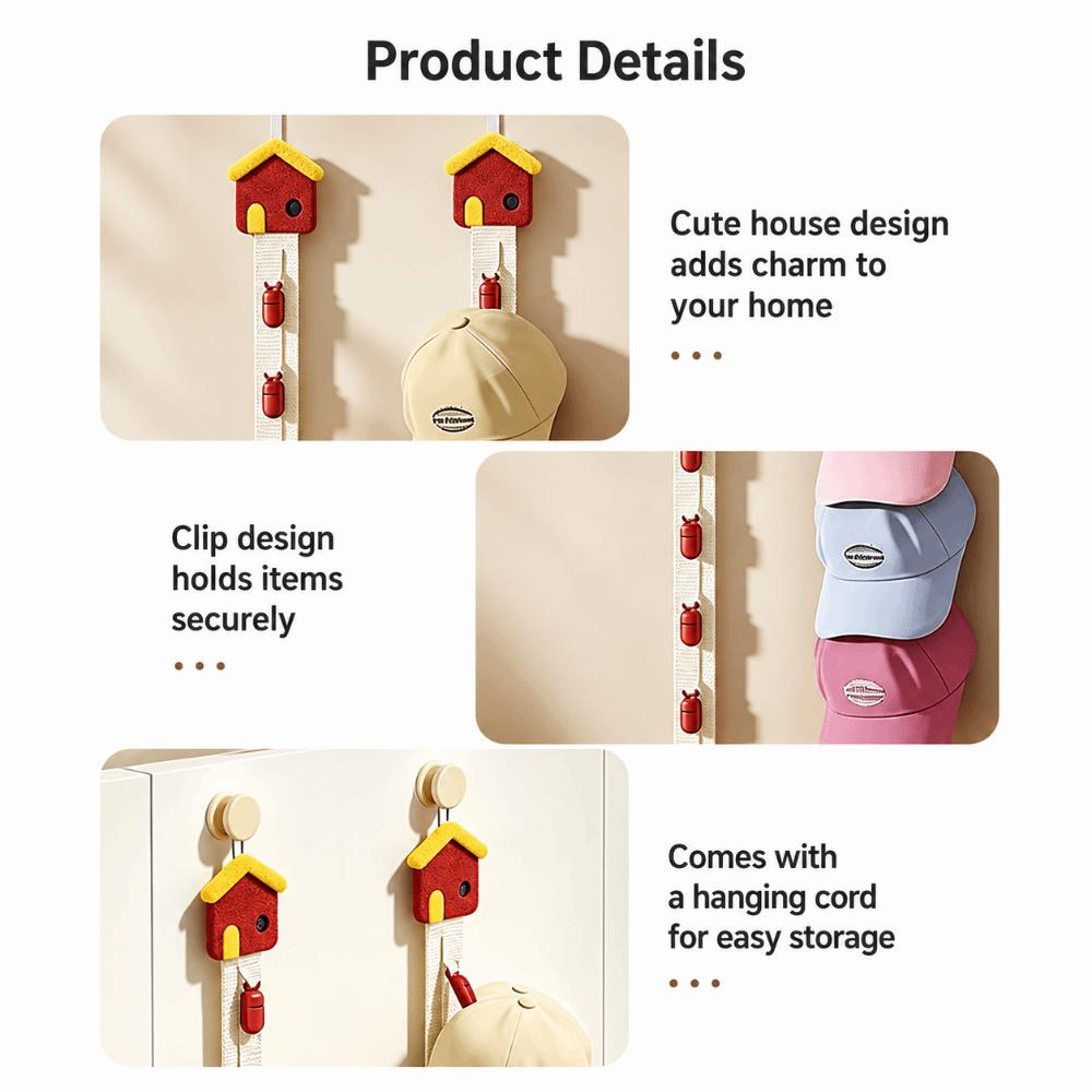 Anti-Slip Hat Storage Rack Multi-Functional Hat Display Rack Entrance Hallway Closet