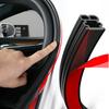 2 Size Car Door Rubber Seal Strip Double-Layer Protector Car Door/Hood/Trunk Weather Strip Soundproof Waterproof Sealing Strip