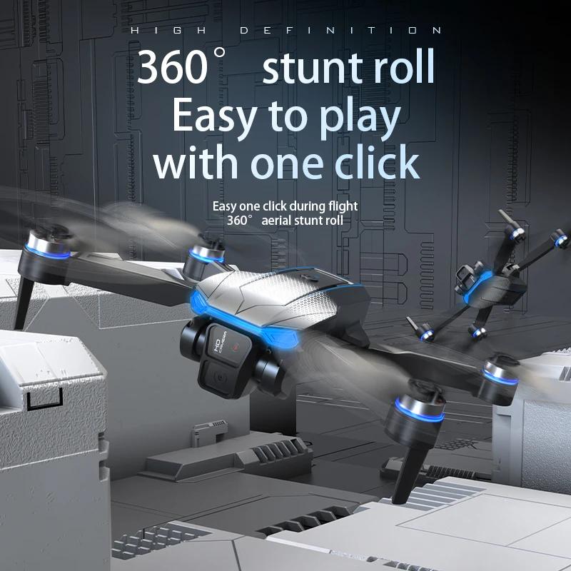 MX06 Faltbare professionelle Drohne, hochauflösender Weitwinkel-Hubschrauber mit sechs Achsen und Gyroskop, Geschenke für Kinderspielzeug mit Warnung vor niedrigem Stromverbrauch
