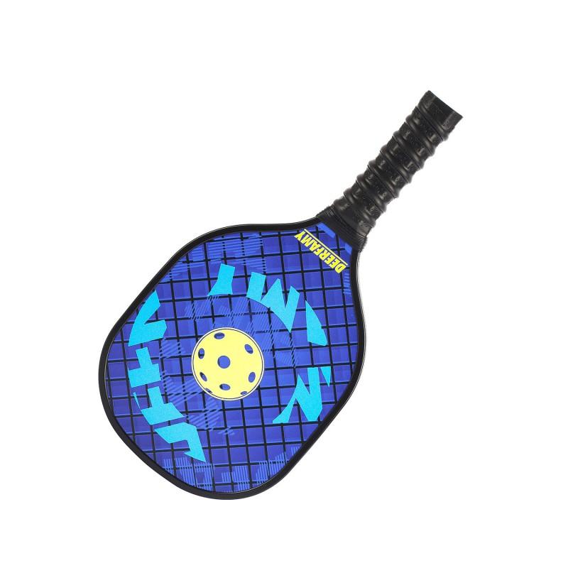 Wooden Pickleball Paddle Set Kids With 4 Balls Carry Bag Lightweight Outdoor Beach Sport Equipment