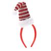 Fascia per capelli natalizia con campanella di corno di alce natalizio, paillettes, fascia per capelli natalizia, accessori per foto di Capodanno, decorazioni di buon Natale, regali per bambini
