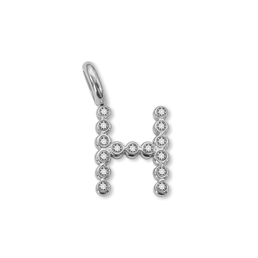 Chihang Fashion English Letter Zirconia Pendant Necklace - DIY 26 Letter Accessories