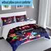Juego de Ropa de Cama Personalizado de 3 Piezas para Viernes por la Noche Incluyendo 1 Funda de Edredón y 2 Fundas de Almohada para Dormitorio, Regalo para Residencia Universitaria Decoración del Hogar