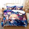 Fashion Fate stay night Anime Bedding Set Single Twin Full Queen King Size Bed Set Kids Bedroom Duvetcover Sets Bed Sheet Set